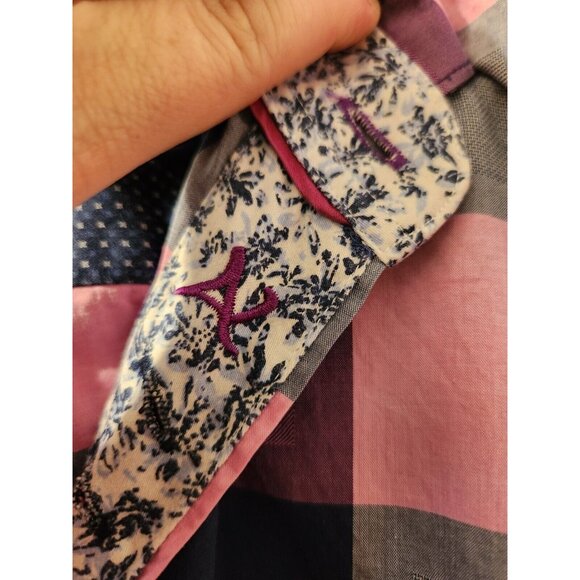 Au Noir Dress Shirt Long Sleeves Size 3 - Picture 4 of 9